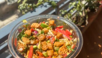 Healthy Lotus Stem Salad Healthy Salad, Diet Delivery Meals, Home Food Near Me