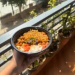 Quinoa Salad with chickpea and veggies food delivery near by me, healthy meals near me, tiffin service Gurgaon